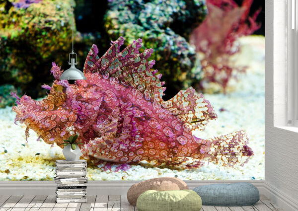 Bright Weedy Scorpion Fish Wall Mural